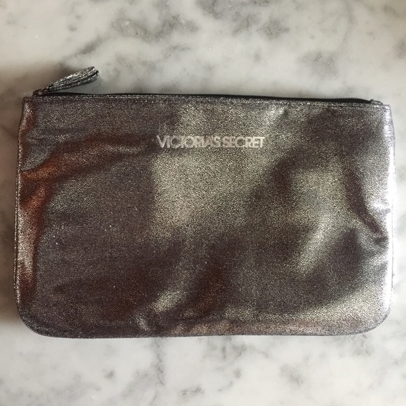 Victoria’s Secret Metallic Cosmetic Pouch - Picture 2 of 7